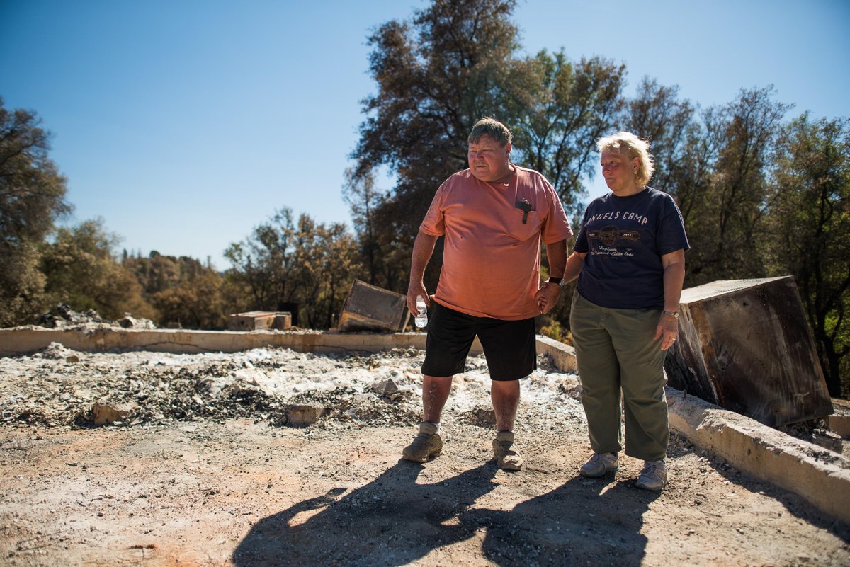 SamaritansPurse's tweet image. Jim built this house himself between 1977 and 1980. Our volunteers are helping sift thru the ashes. #ButteFire