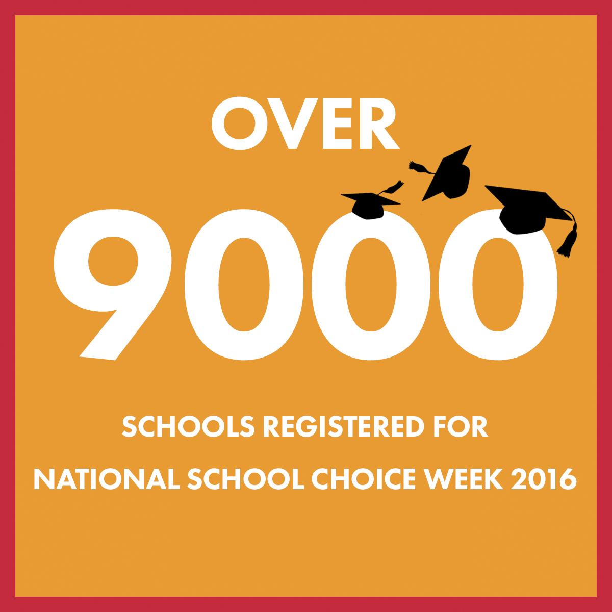 ntlschoolchoice's tweet photo. 9,000+ schools have already signed up to celebrate NSCW 2016. Sign your school up here: http://t.co/BSAjcLOJCJ http://t.co/b5qntkdFga