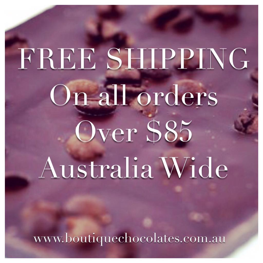 BoutiqueChoc's tweet photo. FREE SHIPPING! Aust wide! #chocolate #chocolatehampers #freedelivery http://t.co/bObZRBXRFO