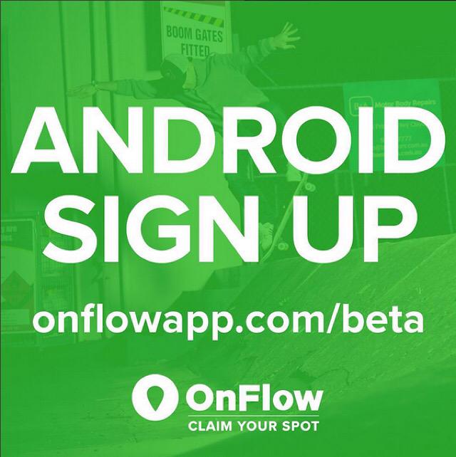 OnFlowApp's tweet photo. Check out the #OnFlowApp beta version for #Android! http://t.co/8kfpgOfF3e. #skateboarding #getspotted http://t.co/VcSOJMo1zU
