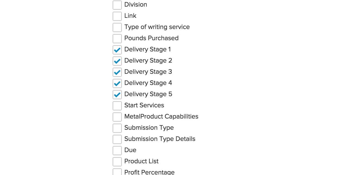 PLDsuccess's tweet photo. Your new fields live in the columns menu under Deals Custom Fields. Select all that you want to track. http://t.co/qlLHDTuuxM