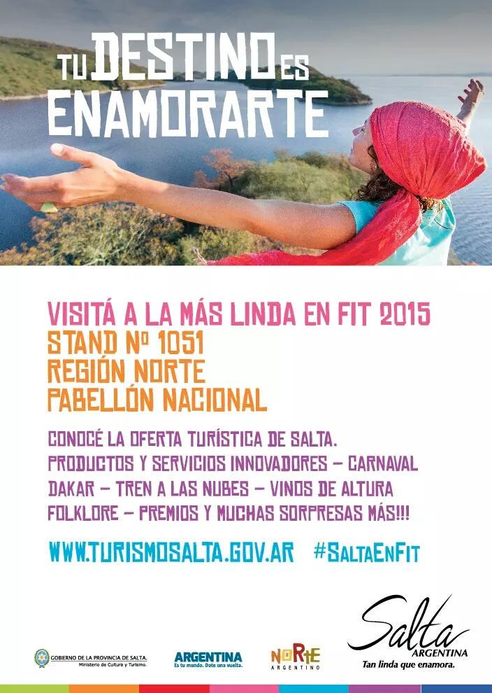 #SALTAENFIT: Visitá nuestro stand en el #NorteArgentino del 26 al 29/09 y enamorate de la más linda.