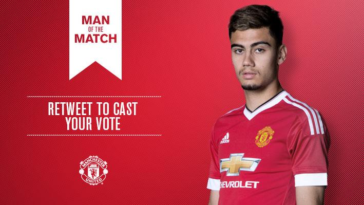 Retweet to vote for Andreas Pereira as #mufc's Man of the Match v Ipswich.