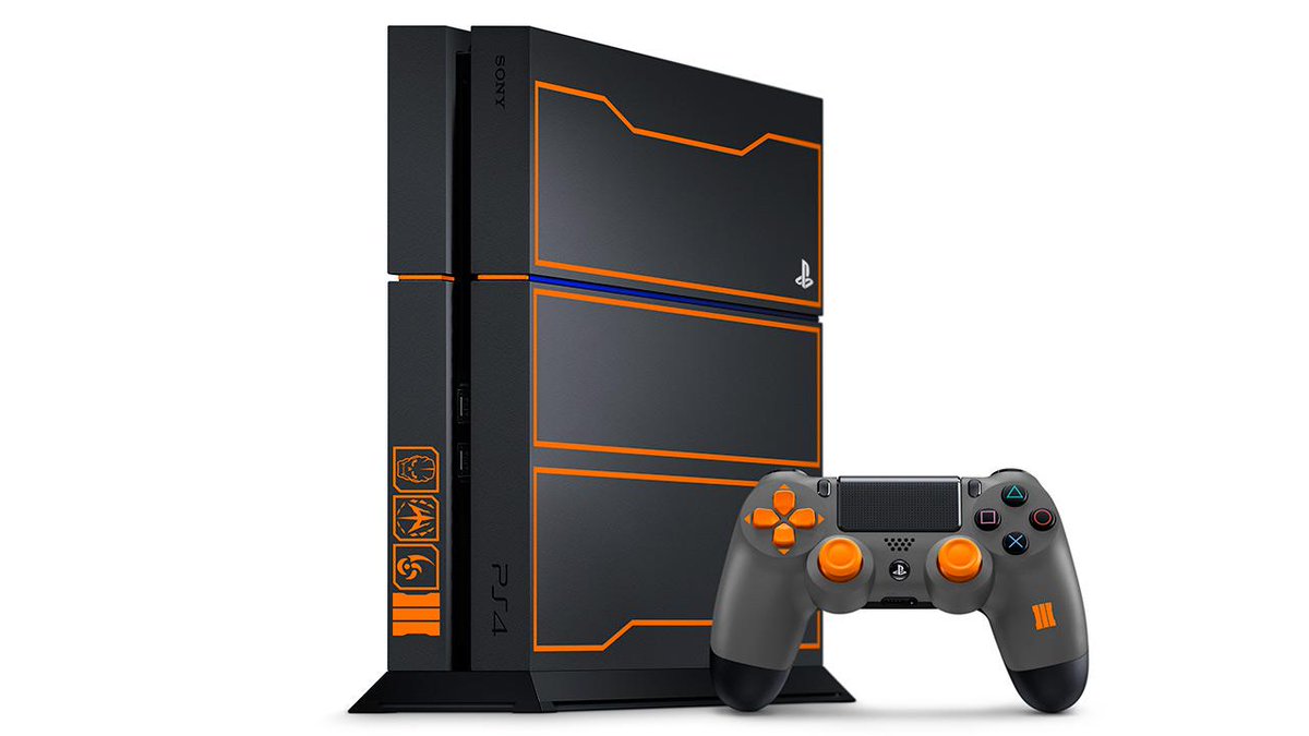 PlayStation's tweet photo. Call of Duty: Black Ops III PS4 Bundle coming Nov. 6th! Includes NUK3TOWN and 1TB of storage: http://t.co/ebF2IKL45x http://t.co/HzhXTH8A6D
