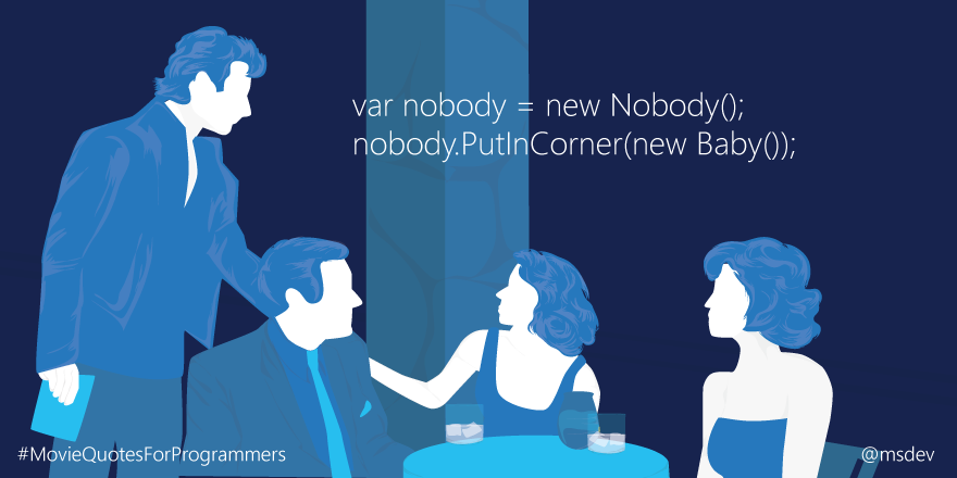 msdev's tweet photo. Interesting movie choice, @jamesbrowneuk. We like it. 

Guess the movie &amp; share your own #MovieQuotesForProgrammers! http://t.co/FXa88yi0fm