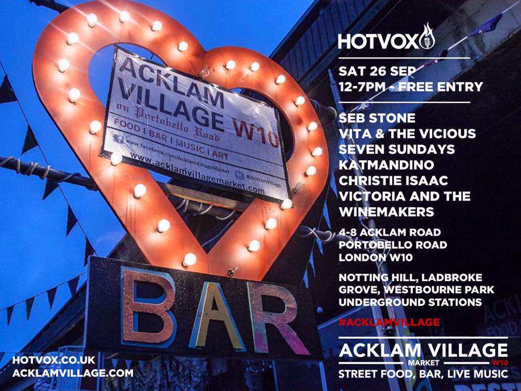 Amazing set of bands and street food market = great weekend! <a href="/westlondon_mum/">West London Mum</a> <a href="/OceanAppLondon/">Ocean London</a> @RBKCMarkets #portobello