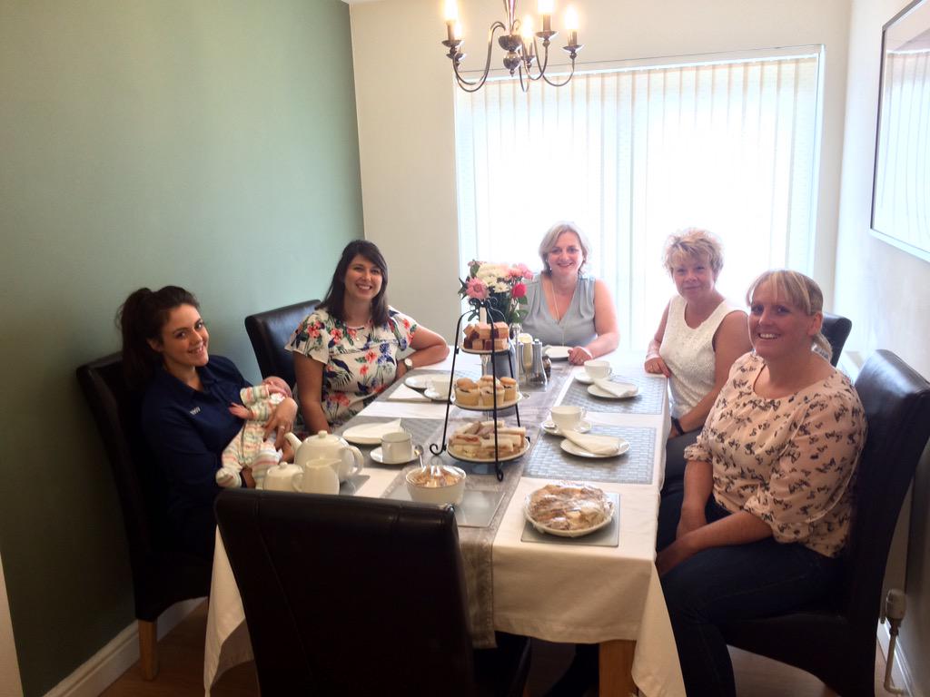 Look who came to see baby Oliver today and had afternoon tea- it was lovely to see you x