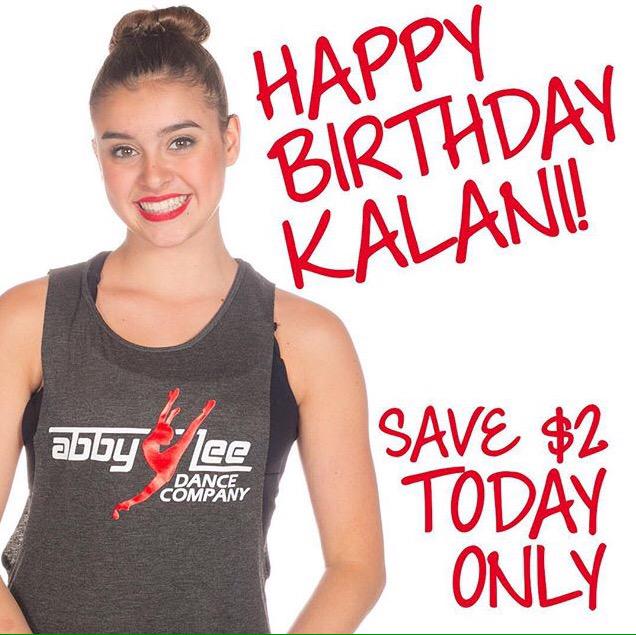 Download Abby\s app now! Only today you can save $2 for bday!! Happy bday !  