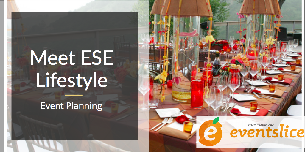EventSlice's tweet photo. Meet ESE Lifestyle, they're premiere event planners, only on EventSlice. #eventprofs #events #eventslice #joinus http://t.co/yJW67kCxDx