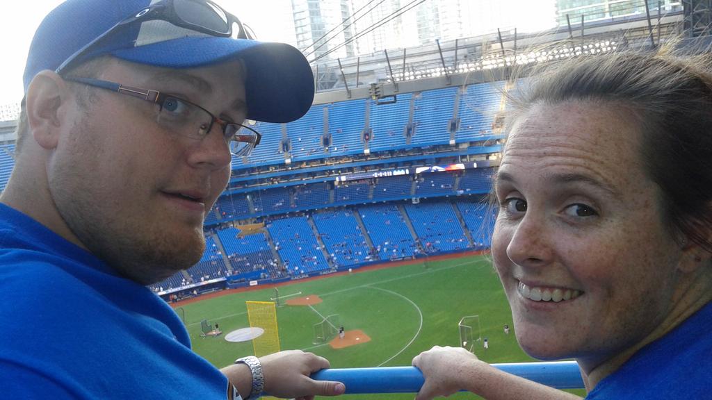 Shawndeon23's tweet photo. #ComeTogether again tonight at the @RogersCenter #nosebleeds #whocareswereatthegame http://t.co/ZWzctGEsa8