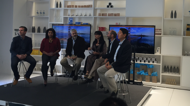 nasdaqcenter's tweet photo. The @ThomsonReuters panel #ScienceToStartup kicks off: "Our mission is to accelerate the pace of innovation" http://t.co/SMVBaJIRLH