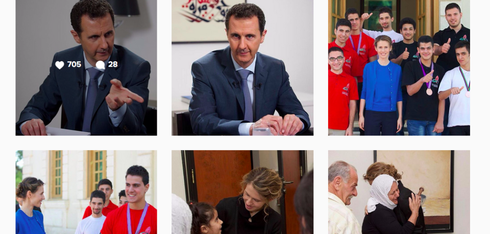 ForeignPolicy's tweet photo. While Europe tries to solve the refugee crisis, Assad keeps on Instagramming: http://t.co/PRYnVniqW6. http://t.co/eOaIQSBkeg