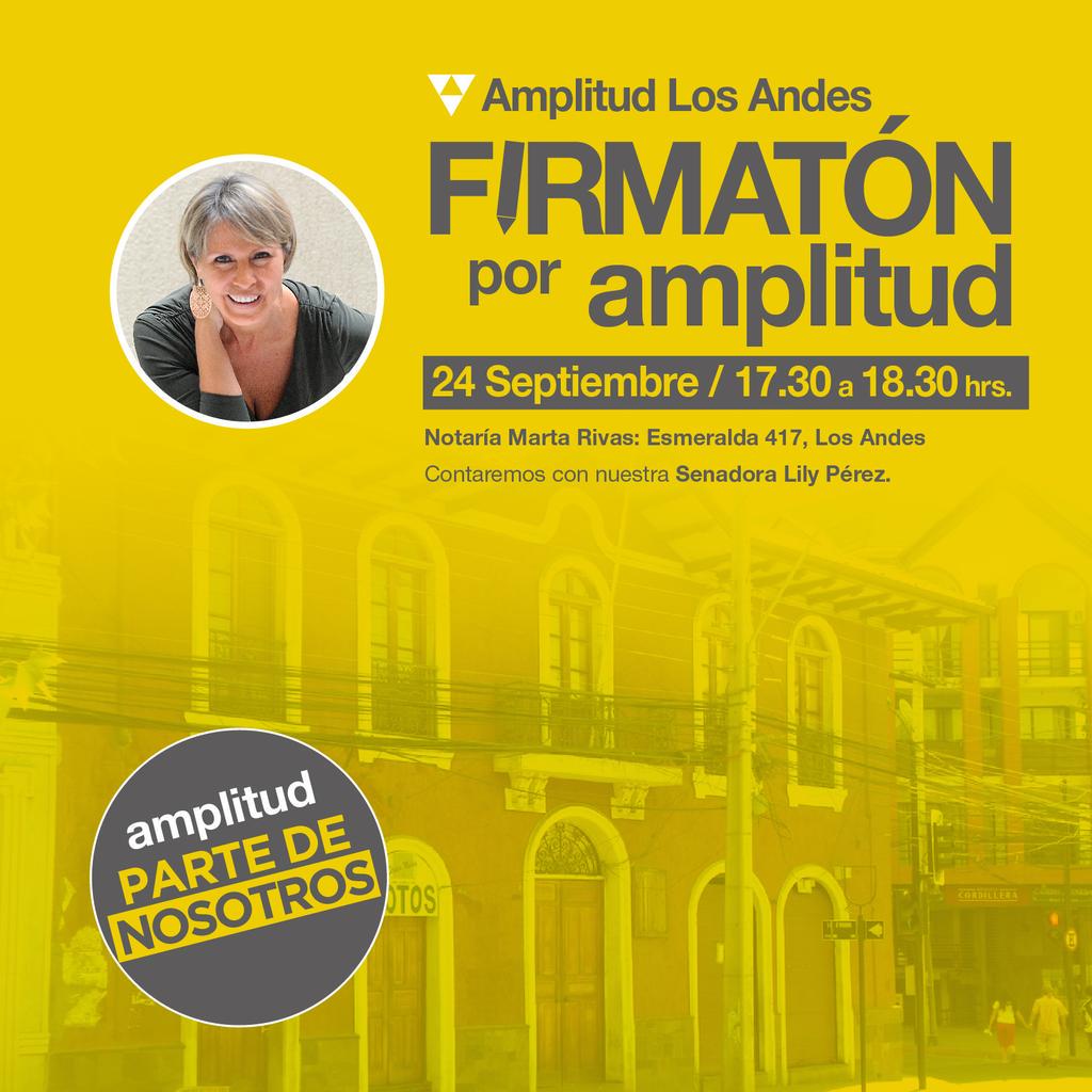 edofigueroal's tweet photo. Tod@s invitad@s a nuestra Firmaton Los Andes de @AmplitudChile 18:00 hrs @lilyperez @Joacogodoy @pedrobrowneu http://t.co/6FBXDA5hKH
