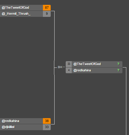 shitseptember's tweet photo. That's it. We're down to the semi-finals. http://t.co/MMuF6RiKP7