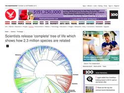 SlateUp's tweet image. Incredible infographic of how we are all related! 
goo.gl/MGdTwa
#bioanthropology #expressyourself #onelove