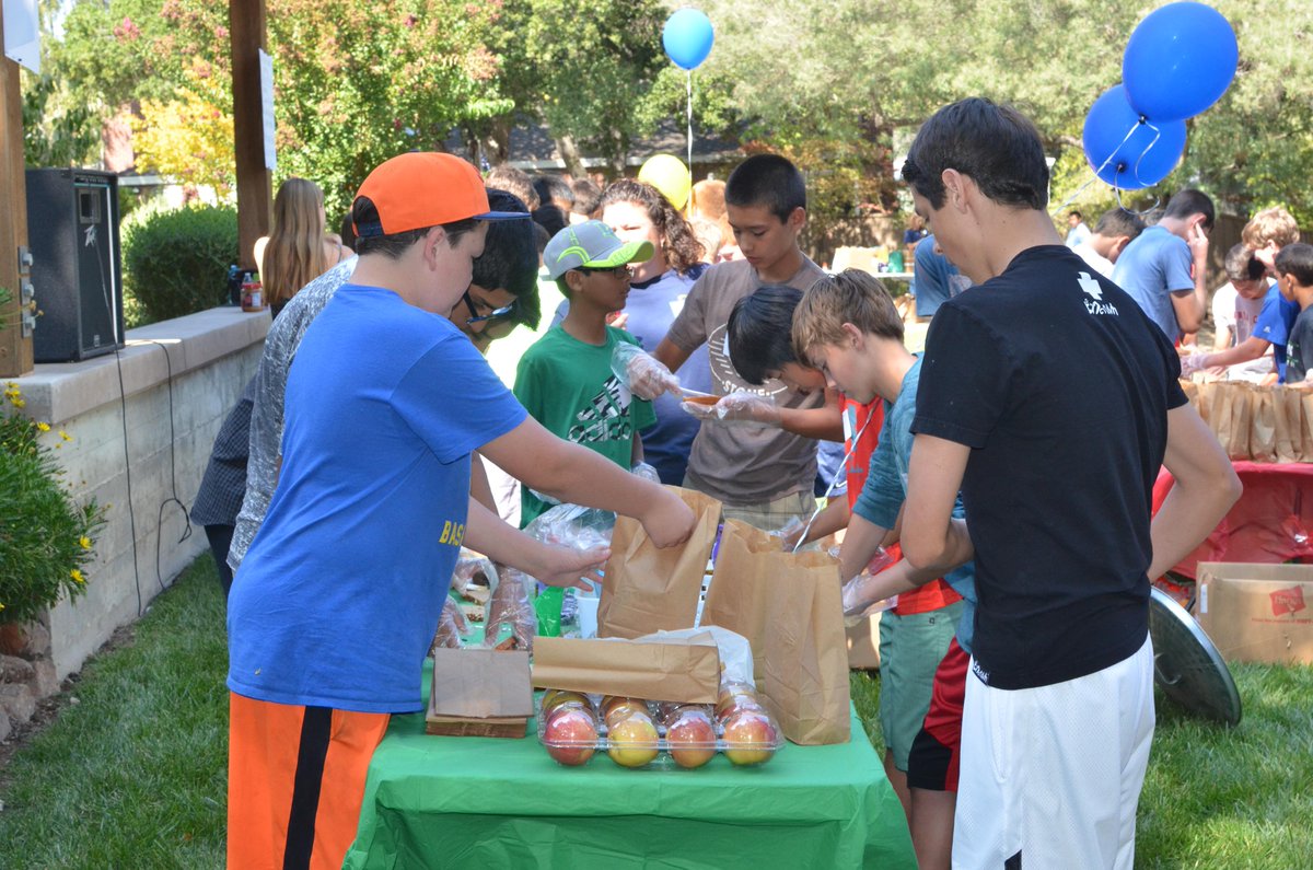 btc Saratoga makes 400+ lunches for loaves &amp; fishes #kidsinsjgetlunch