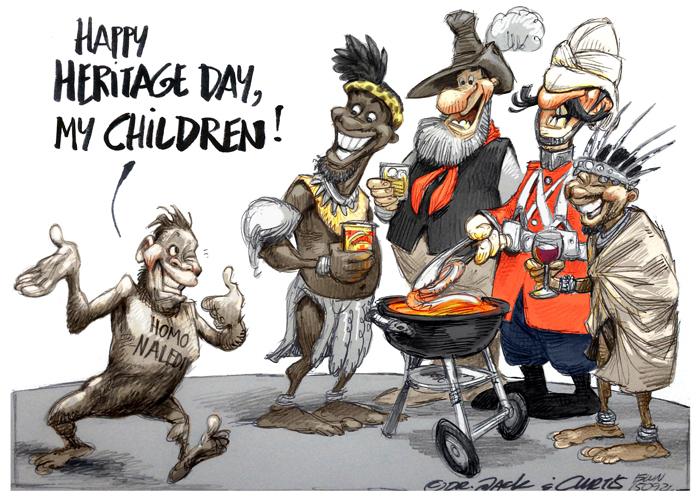 ewnupdates's tweet photo. [CARTOON] #HeritageDay Our Common Heritage Runs Deep http://t.co/3FdHWJmtmV By Dr Jack &amp; Curtis of @africartoons http://t.co/KjwDEel1GU