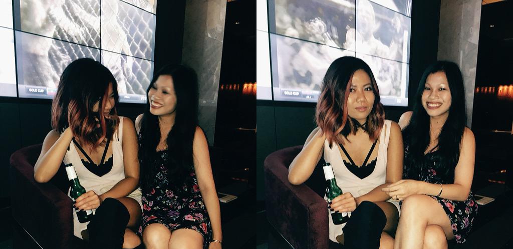 vkeener22's tweet photo. My twin is better than yours 👯 Happy birthday to @itsprescillia ✂️ Can't wait to see you again! http://t.co/ooxceOaYir