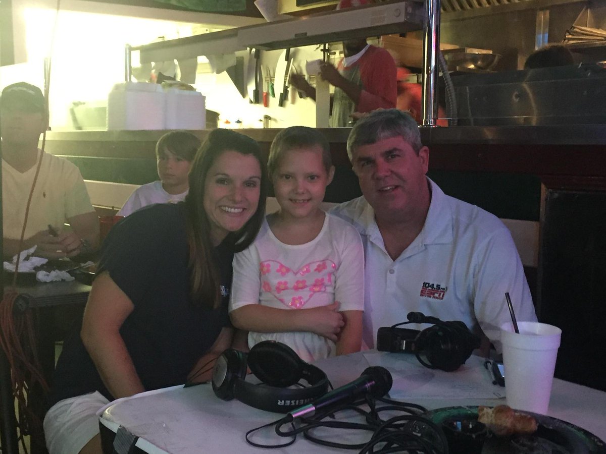 DunhamAthletics's tweet photo. Cheer Sponsor Bekah Myers and Jimmy Roy with our favorite new Cheerleader, Cameron @1045espn #LAPrepWeekly http://t.co/brzrswVdPo