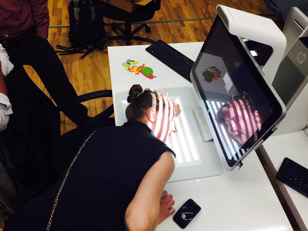 bemyapp's tweet photo. Even getting heads on with the #sproutbyhp 3D Snapshot feature! #sproutdeveloper http://t.co/6zzokjc5KY