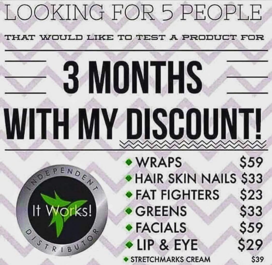 nurseles05's tweet photo. Who wants to try itworks?  Shoot me a message and I'll get you set up with some of these amazing products. http://t.co/WfptcPqcfr