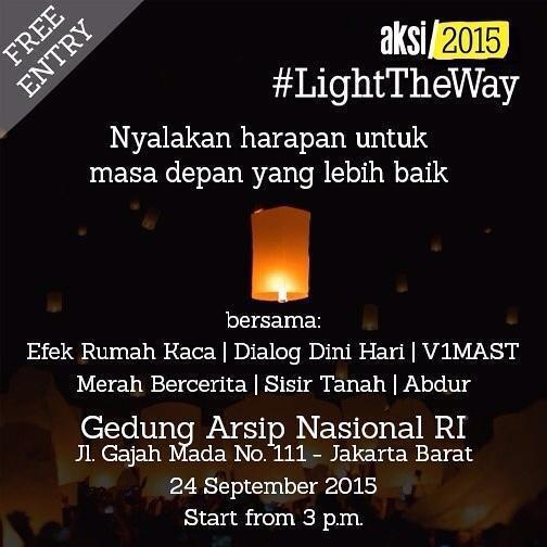 hari ini, simak #LightTheWay
