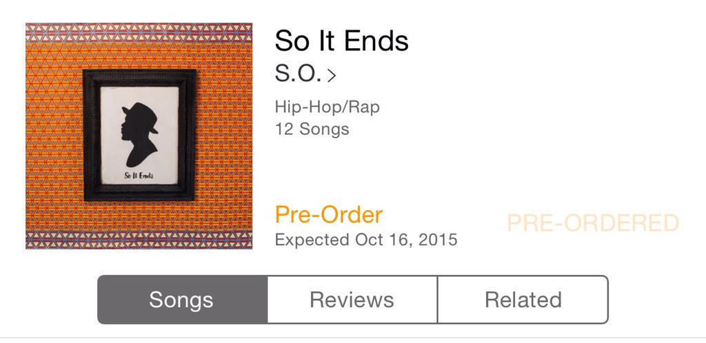 Shaded out preorder South Florida #SoItEnds @sothekid 12:07am was waiting😂