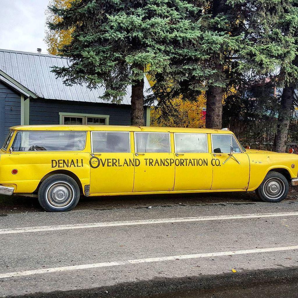 NatlParksPhotos's tweet photo. by nps.explorer: This seems like an epic way to see the park! #nationalparks #taxi #limo #yellowcab #alaska #talkeeโฆ http://t.co/eWdhMOvx4h