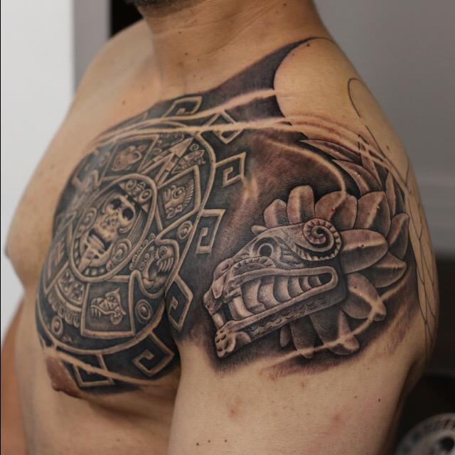 Sol azteca Cover up shinotattoo  99s Tattoo Studio  Facebook