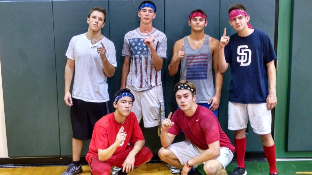 sautermath's tweet photo. Team USA! Green bracket Dodge ball champs. http://t.co/abvcMUAH8n