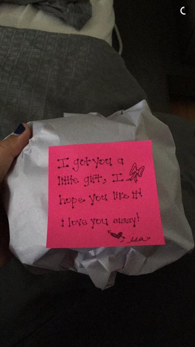 got my sister a little gift for doing well on her chemistry test 💙😋 http://t.co/BrWvxlU4oe