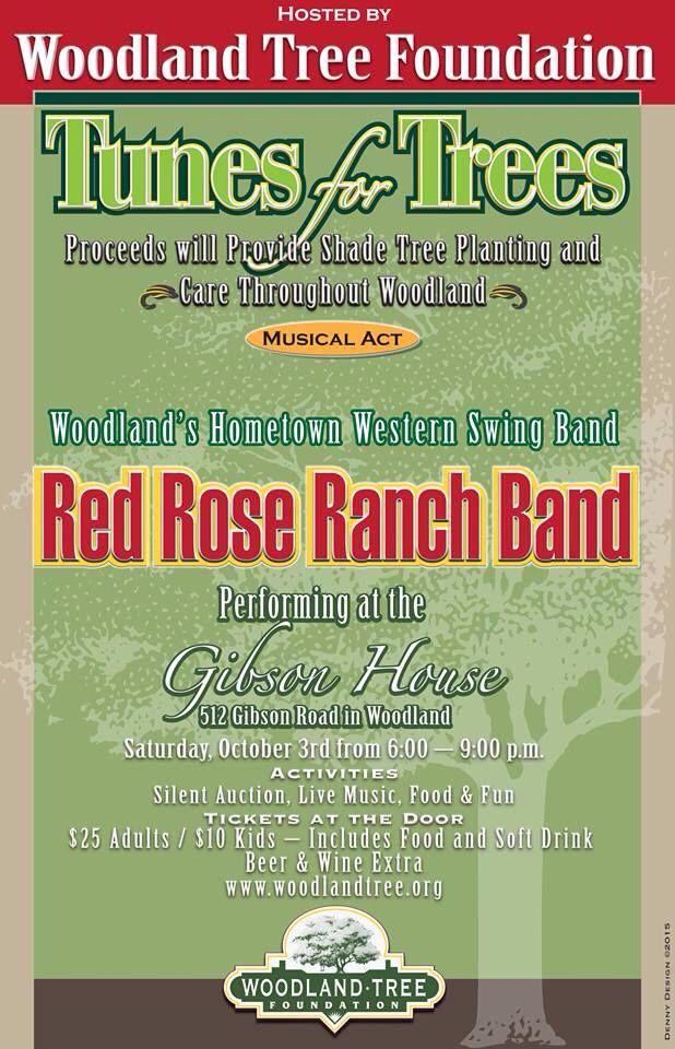 TreeDavis's tweet image. Join Woodland Tree Foundation Saturday 3 October 3-9PM Tunes for Trees!