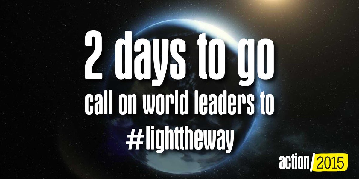 Join us. Let’s remind world leaders to #LightTheWay for a brighter future for people and planet.#action2015 S.Korea