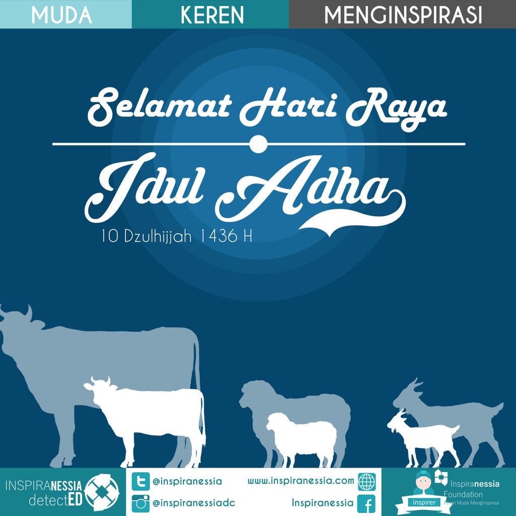 Kami segenap keluarga Inspiranessia Detected Circle mengucapkan
Selamat Hari Raya Idul Adha 1436 H
