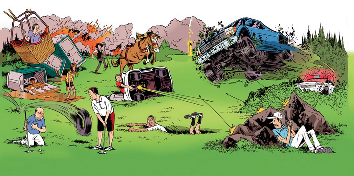 GolfDigest's tweet photo. First-hand accounts of the weirdest things you've seen on the golf course: http://t.co/1WsHLRrBE1 http://t.co/9MUGkHfzPx