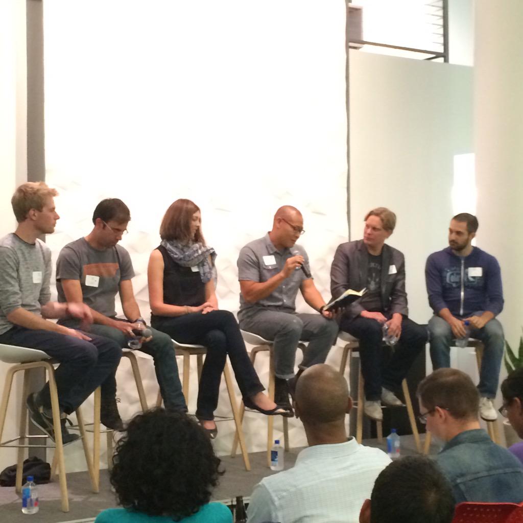 UMCFE's tweet photo. What makes Michigan #entrepreneurship different? We are asking this question in #SF right now! #umcfe @duosec http://t.co/VnUWQMRcl1