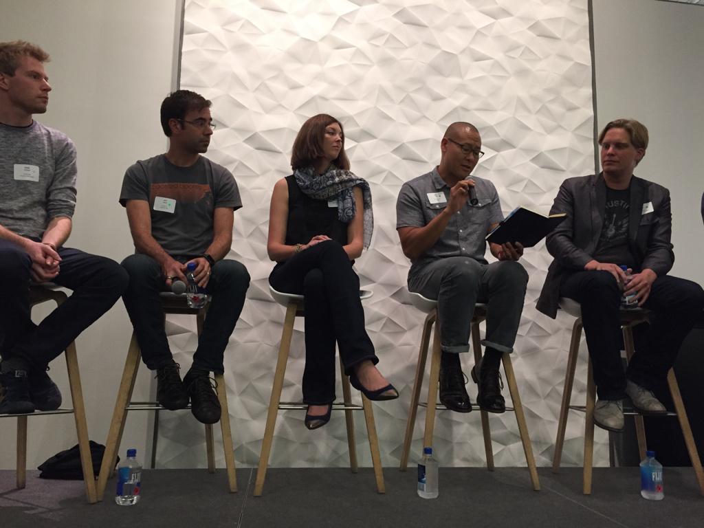 SuperDuperTango's tweet photo. How does being a #MichiganWolverine effect being an entrepreneur? #UMich entrepreneurship panel in SF! #UMCFE http://t.co/5lFoljLXAJ