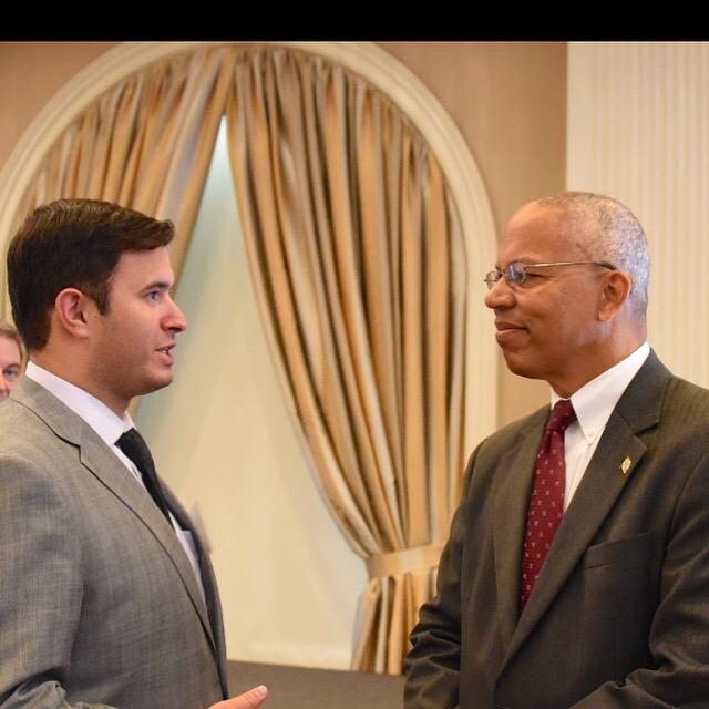 CouncilmanYitzy's tweet photo. Talking about issues facing #Baltimore with Lt Gov #BoydRutherford. He agrees #WeCanDoBetter http://t.co/W51sXwE2Mi