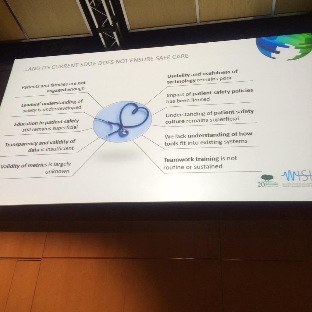 sasanof's tweet photo. The challenge for patient safety @eschillings1 @WISHQatar #APACForum http://t.co/ISvlO4k9CJ