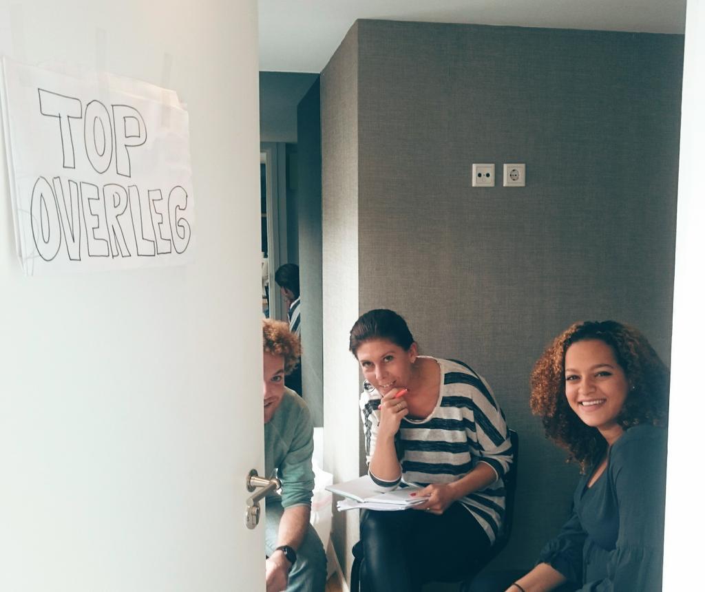 Topoverleg voor de masterclass klantcase by <a href="/Marieke_deMaat/">Marieke de Maat</a>, <a href="/NbShadee/">Shadee Braun</a> en <a href="/Hiddebisschop/">Hidde Bisschop</a>. #smmkimpact