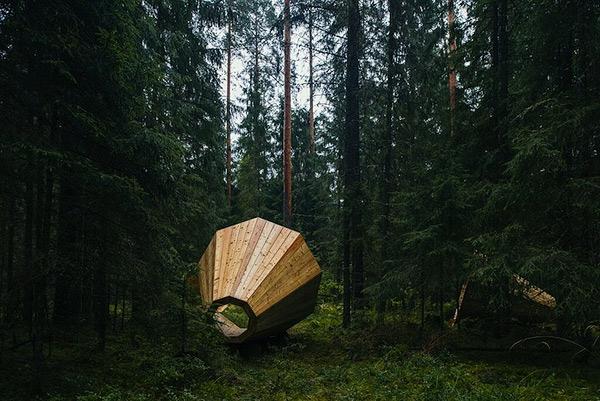 Booooooom's tweet image. Giant Sound-Amplifying Megaphones in Estonian Forest &amp;gt; booo.ms/forest-megapho…