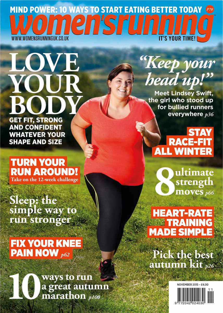 Womensrunninguk's tweet photo. Our November issue, featuring @LindseySwift89 as our cover star, has just hit the shelves! Go grab your copy! http://t.co/EIsLu3j4e4