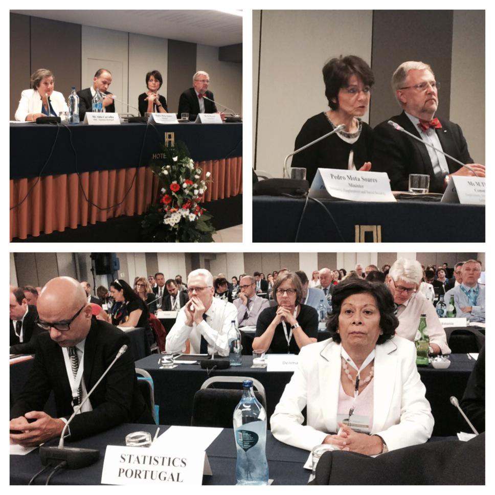 mariannethyssen's tweet photo. Speaking at annual conference of directors of national statistical institutes #DGINS in #Portugal http://t.co/IY7hoitJD7
