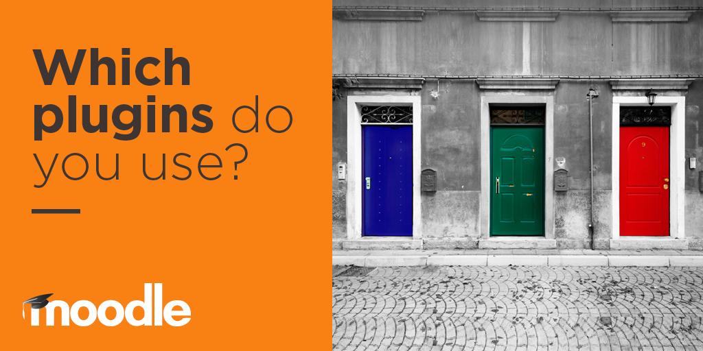 moodle's tweet image. #Plugins, plugins, plugins...take the survey to let us know which #Moodleplugins you use: bit.ly/1gQaFJG