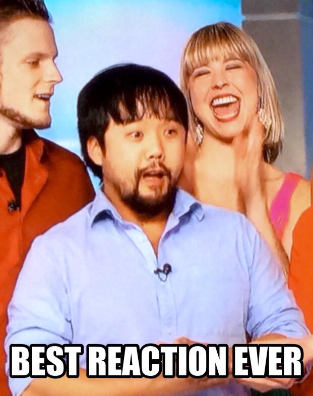 ItsMeJamiee's tweet photo. James was shocked &amp; @teammegmaley was so HAPPY for him!! So cute!! #JMeg #BB17 #bblf http://t.co/ok6um0YtdP