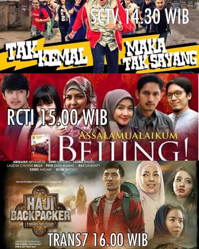 Jangan lupa Jadwal film hari ini di TV <a href="/Bellaudyaa/">Laudya Cynthia bella</a>