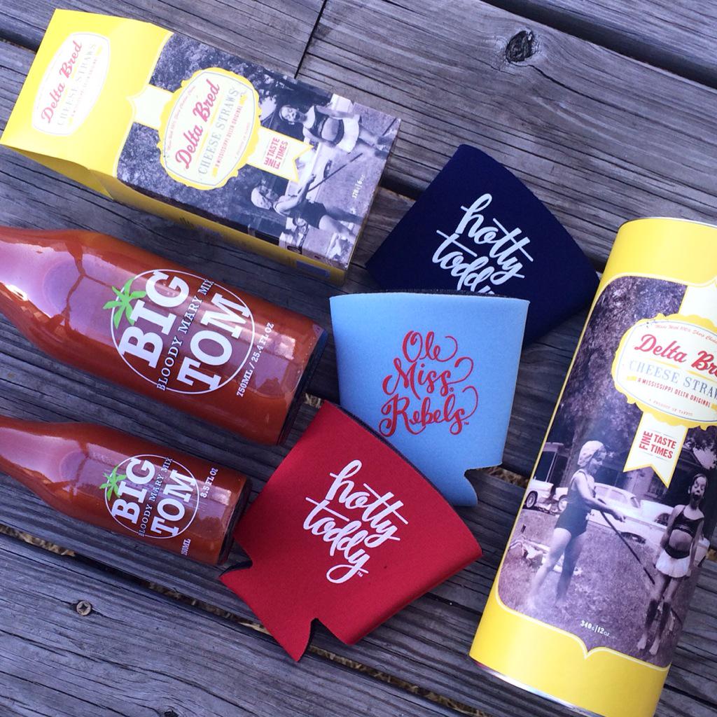 OliveJuiceMS's tweet photo. Grove Survival Kit 🌳❤️💙 Bloody Mix✔️ Cheese Straws✔️ Solo Cup Huggies✔️ and you can find it all at Olive Juice!! http://t.co/qOyS1ty3GP