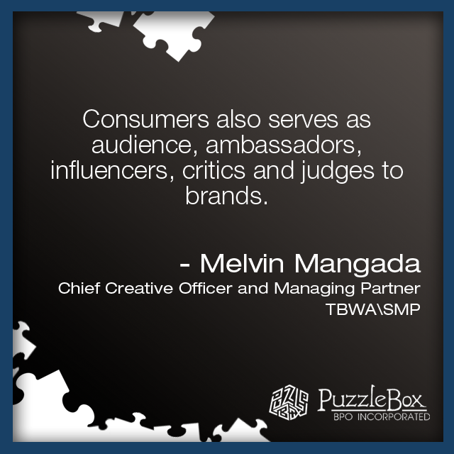 puzzleboxbpo's tweet photo. It's a one-man act that has ripple effect on your brand. http://t.co/o9CscCjL96