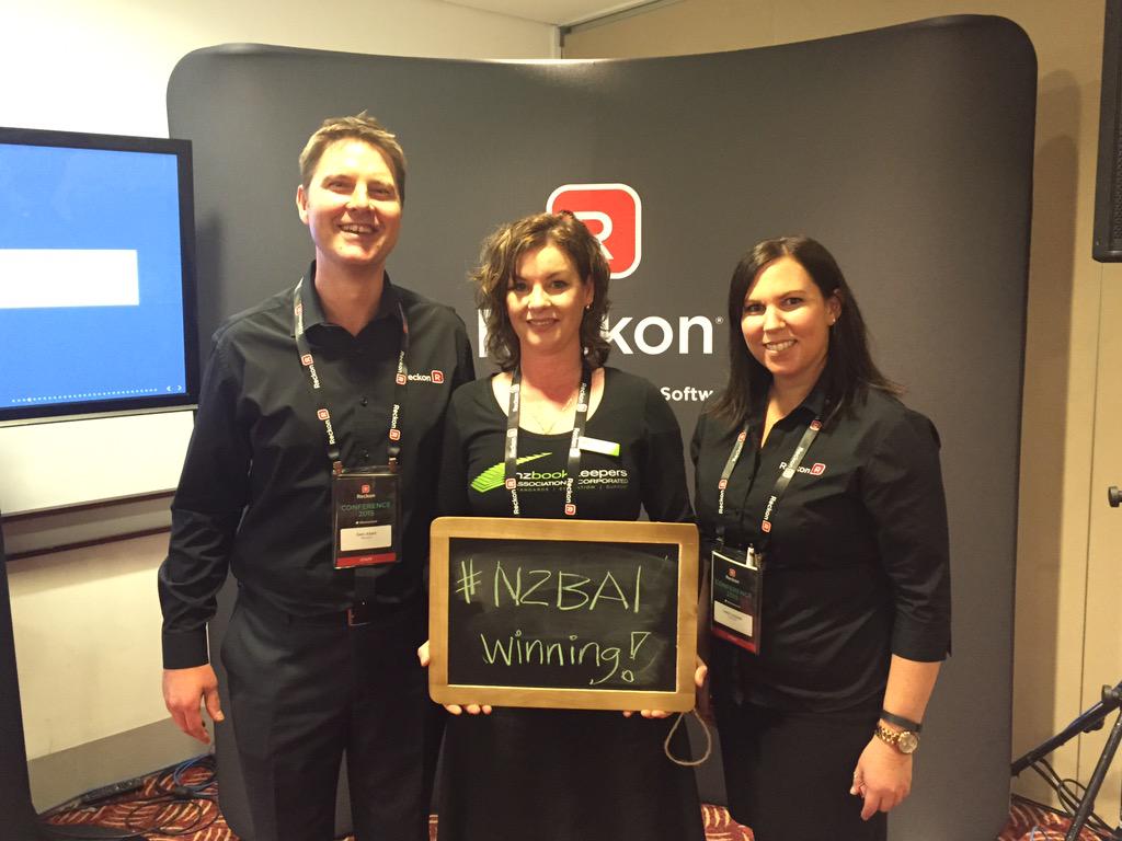 NZBookkeepers's tweet photo. Thank you so much for inviting us today. Excellent day. #reckonconf @Catie_Reckon http://t.co/xzTrP9xmbs