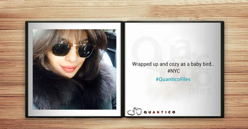 TeamPriyanka's tweet photo. New York State of Mind! All set for shoot! #QuanticoFiles #3DaysToQuantico http://t.co/pDn0mszTzX